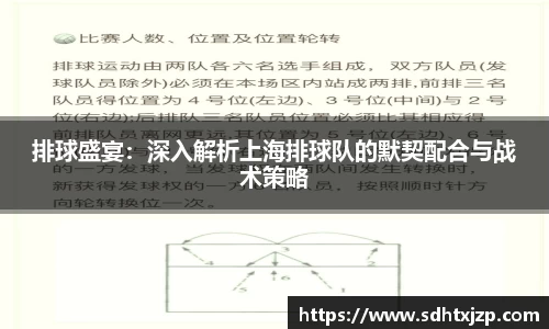 排球盛宴：深入解析上海排球队的默契配合与战术策略