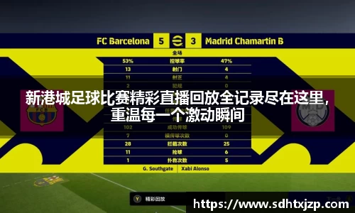 新港城足球比赛精彩直播回放全记录尽在这里，重温每一个激动瞬间